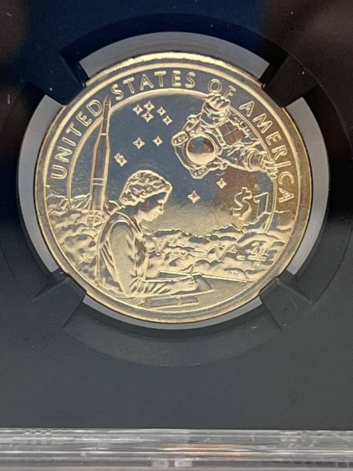 2019 D Sacagawea Dollar $1 NGC MS67 Mary Golds Ross First Release #875 - Image 2 of 4