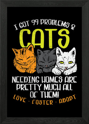 Ive Got 99 Problems Framed Wall Art Poster Canvas Print Picture