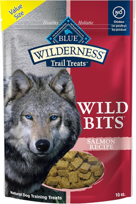 Wilderness Trail Treats Salmon Crunchy Dog Biscuits, Grain-Free & High-Protein,