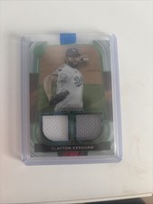 2022 Topps Tribute - Dual Relics Clayton Kershaw green /99