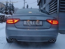 Ulter Duplex Sportauspuff Audi A5 B8 Coupe Quattro 2.0l TFSI je 2x70mm