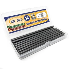 Lead Refills 18Pcs 5.6mm 4B 120mm Break Resistant Bold Graphite Drawing Writing