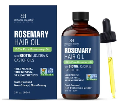 100% Pure Rosemary Oil by Botanic Hearth – Healthy Hair Treatment
