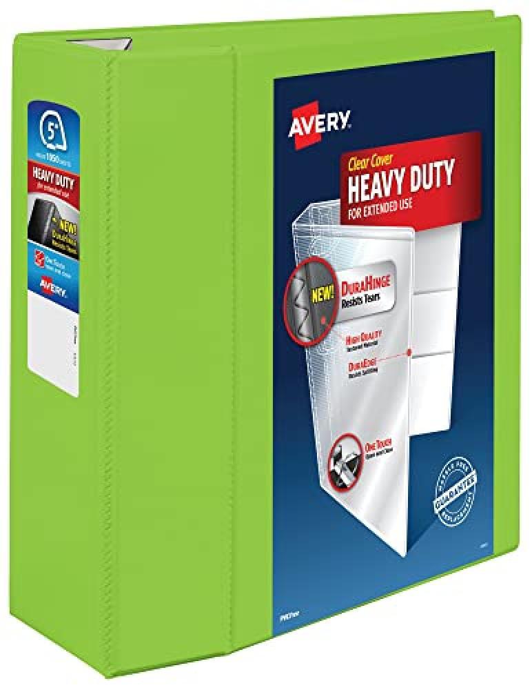 (TG. 5 Inches) Avery Heavy-Duty View Binder with One Touch Ezd Rings 5 Inches Ch