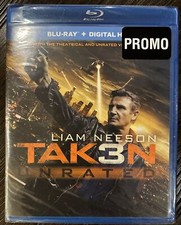 Taken 3 Blu-ray 2015 Brand New Sealed Includes Both Theatrical & Unrated Cut