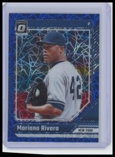2024 Donruss Baseball #81 Mariano Rivera Optic Blue Velocity