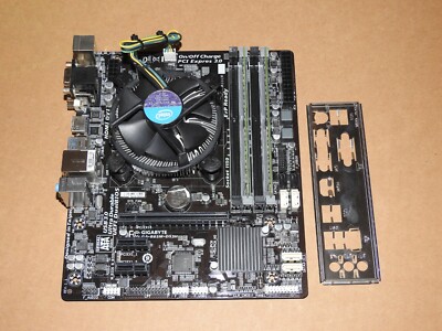 Gigabyte GA-B85M-DS3H Mainboard Bundle 16GB RAM Intel Core i5-4590