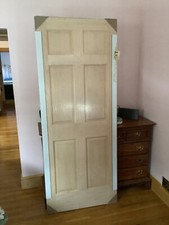 6 Panel Solid Maple Door Slab - New