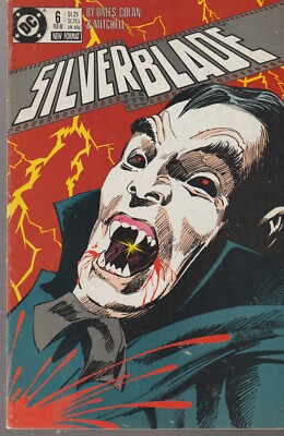 DC COMICS SILVERBLADE #6 (1988) 1ST PRINT F+