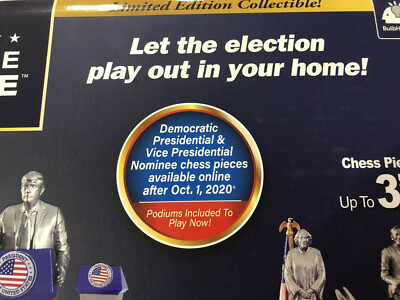 2020 Battle for White House Collector's Edition Chess Set Board