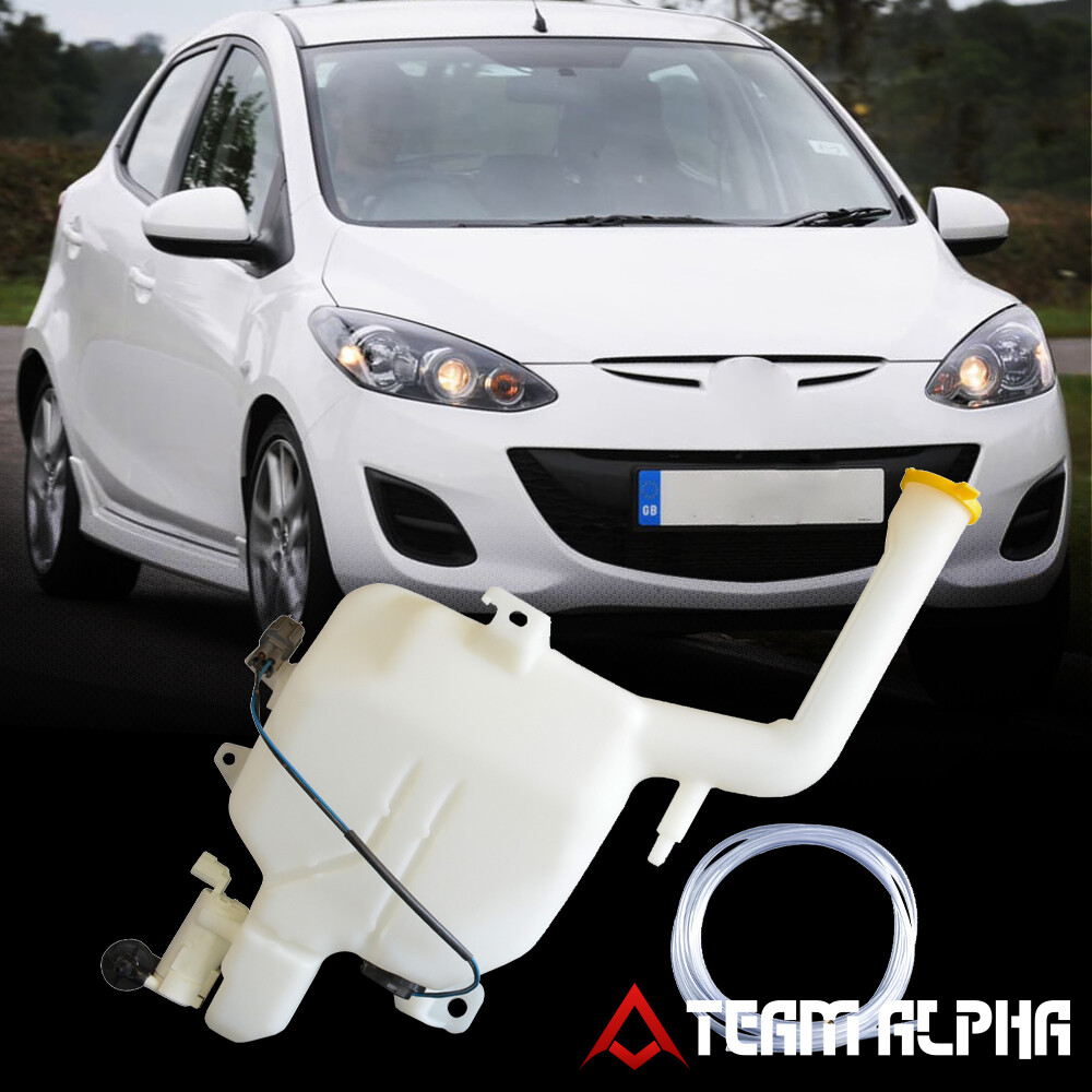 Fits 2011-2014 Mazda 2 Windshield Washer Reservoir Tank w/Cap+ 