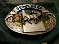 Belt Buckle Idaho Commemorative  Buckle Company Williams Oregon  new