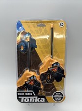 Tonka 2-Piece Molded Walkie Talkie Set in Yellow - New Sealed