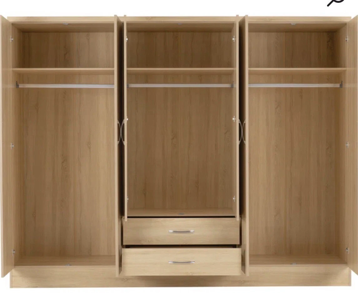 Wayfair wardrobe with mirror deals