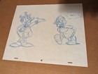 Scrooge McDuck Character Study/Model Drawing Original Art Animation Walt Disney