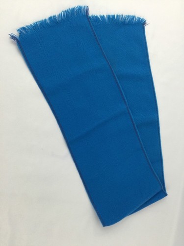 Scarf Turquoise Blue 37" Long X 7" Wide Knit Lightweight Accessory - Picture 4 of 10