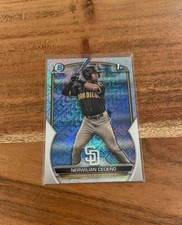 Nerwilian Cedeno 2023 1st Bowman Chrome Mega Mojo Refractor Rookie NRMT+ Padres