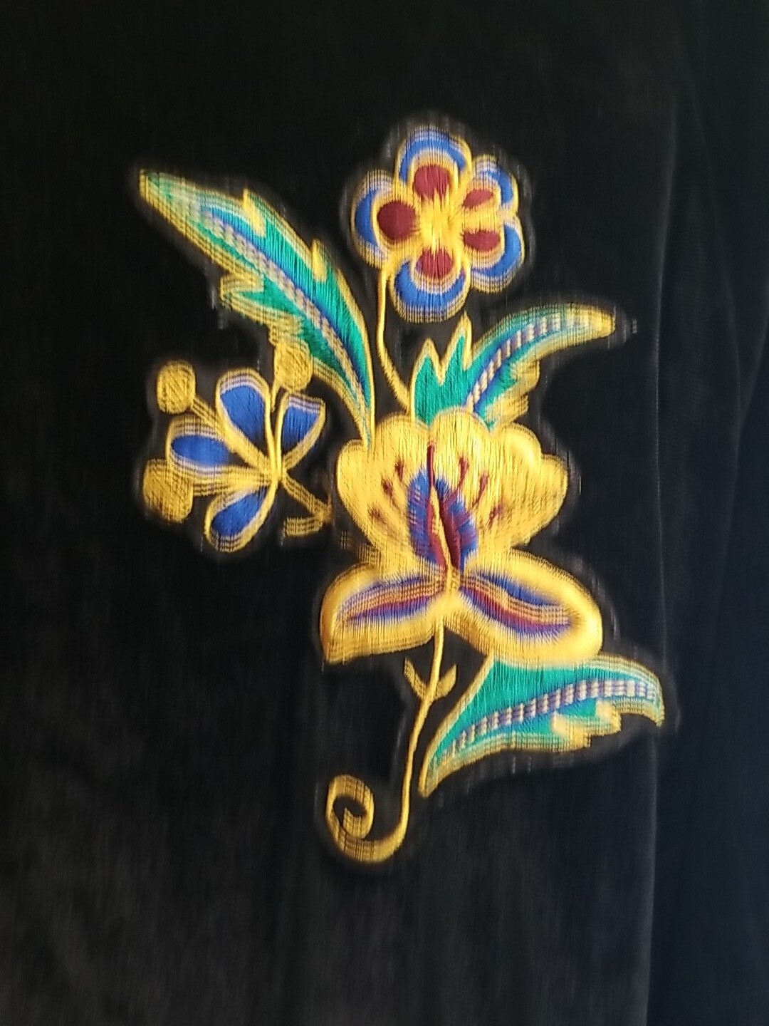 Hudson Outerwear Jacket Medium M Embroidered Drag… - image 3