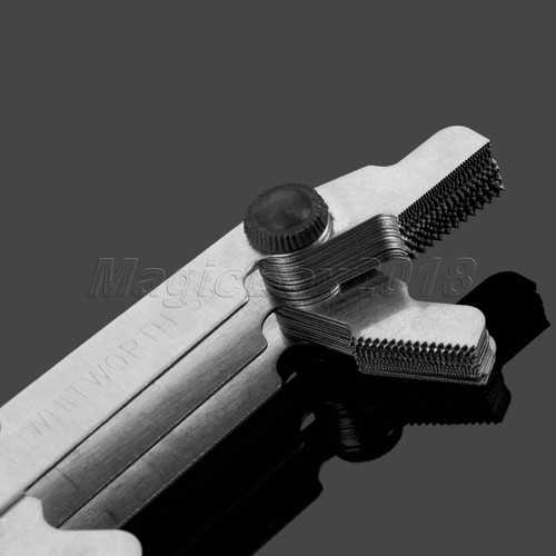 Useful Measuring Tool Thread Blades Screw Pitch Metric 60° & Imperial 55° Gauge - Picture 10 of 10