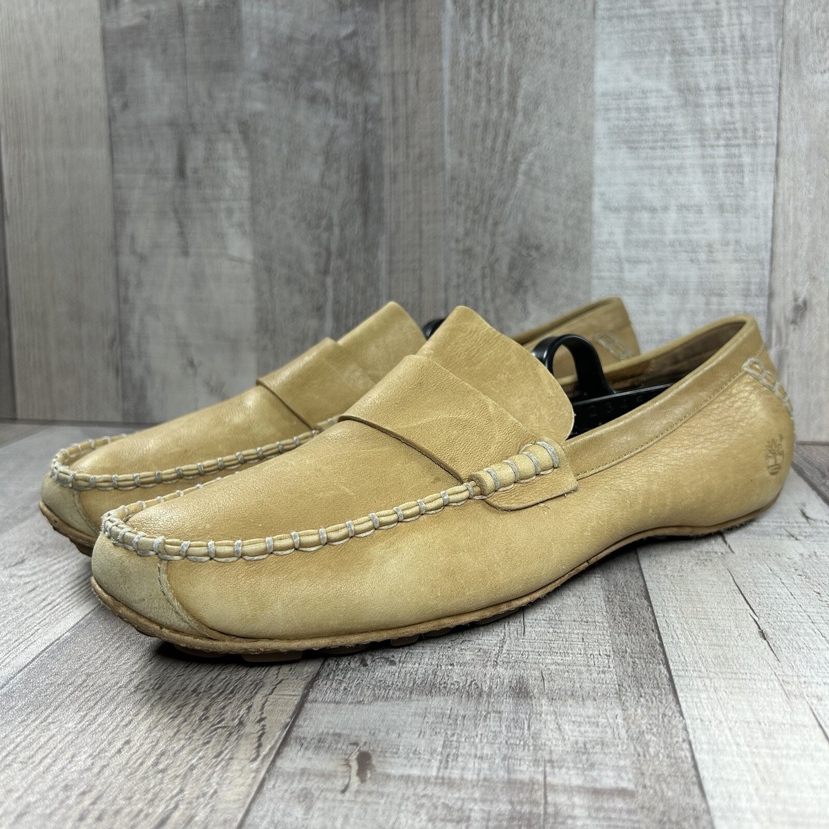 Timberland Women's Smart Comfort System Loafers Driving Shoes Slip On Tan  Sz