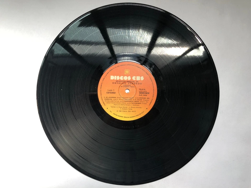 Osvaldo Fresedo - Selección Especial - Vinyl - CBS - 33RPM - 12" - Excellent!!! - Image 4 of 4