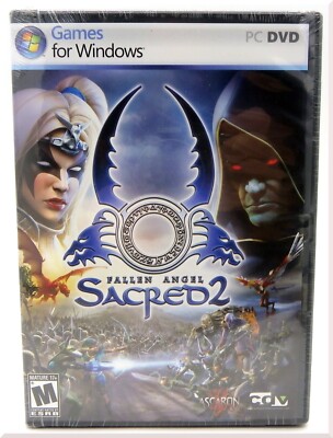 Brand New Sacred 2: Fallen Angel Fantasy Role Playing PC CD-ROM Deep Silver 2008
