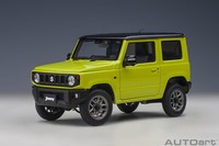 78501 Suzuki Jimny (Jb64)(660Cc/Rhd) (Kinetic Yellow/ Black Roof) 1:18 Autoart