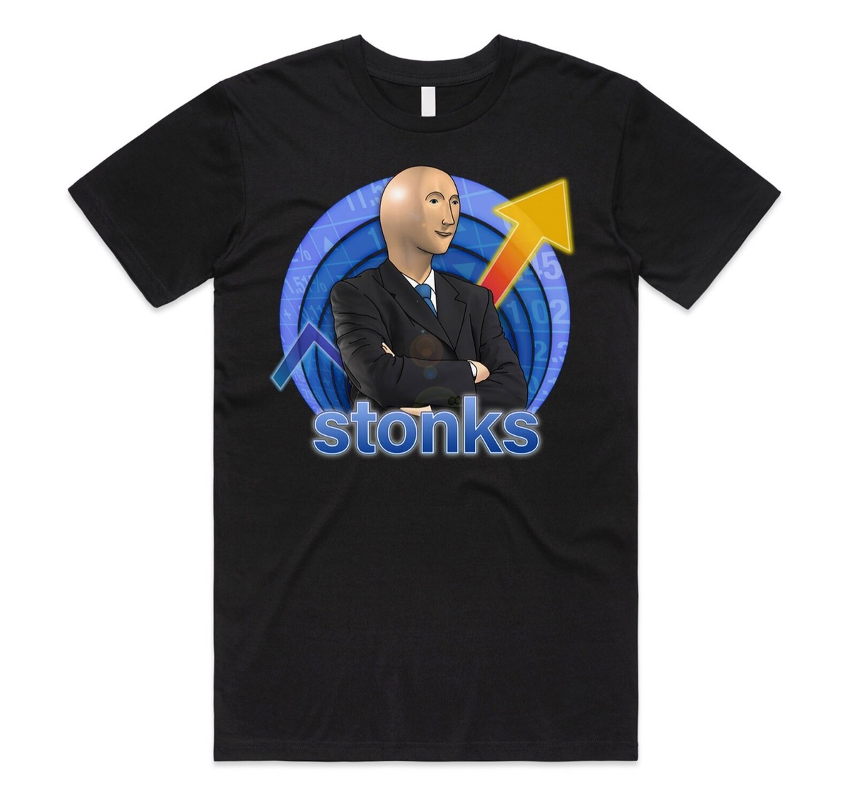 Stonks T-shirt Tee Funny Trading Stocks Meme Cryptocurrency Crypto Gift  Stonk | eBay UK