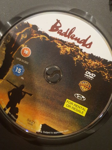 BADLANDS RARE DVD MARTIN SHEEN & SISSY SPACEK 1973 FILM TERRENCE MALICK CLASSIC - Picture 3 of 3