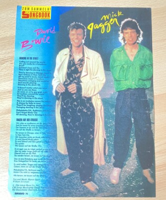 Bravo Songbook Mick Jagger + David Bowie