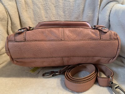 Fossil 1954 Maddox Salmon Top Handle Long Live Crossbody Purse