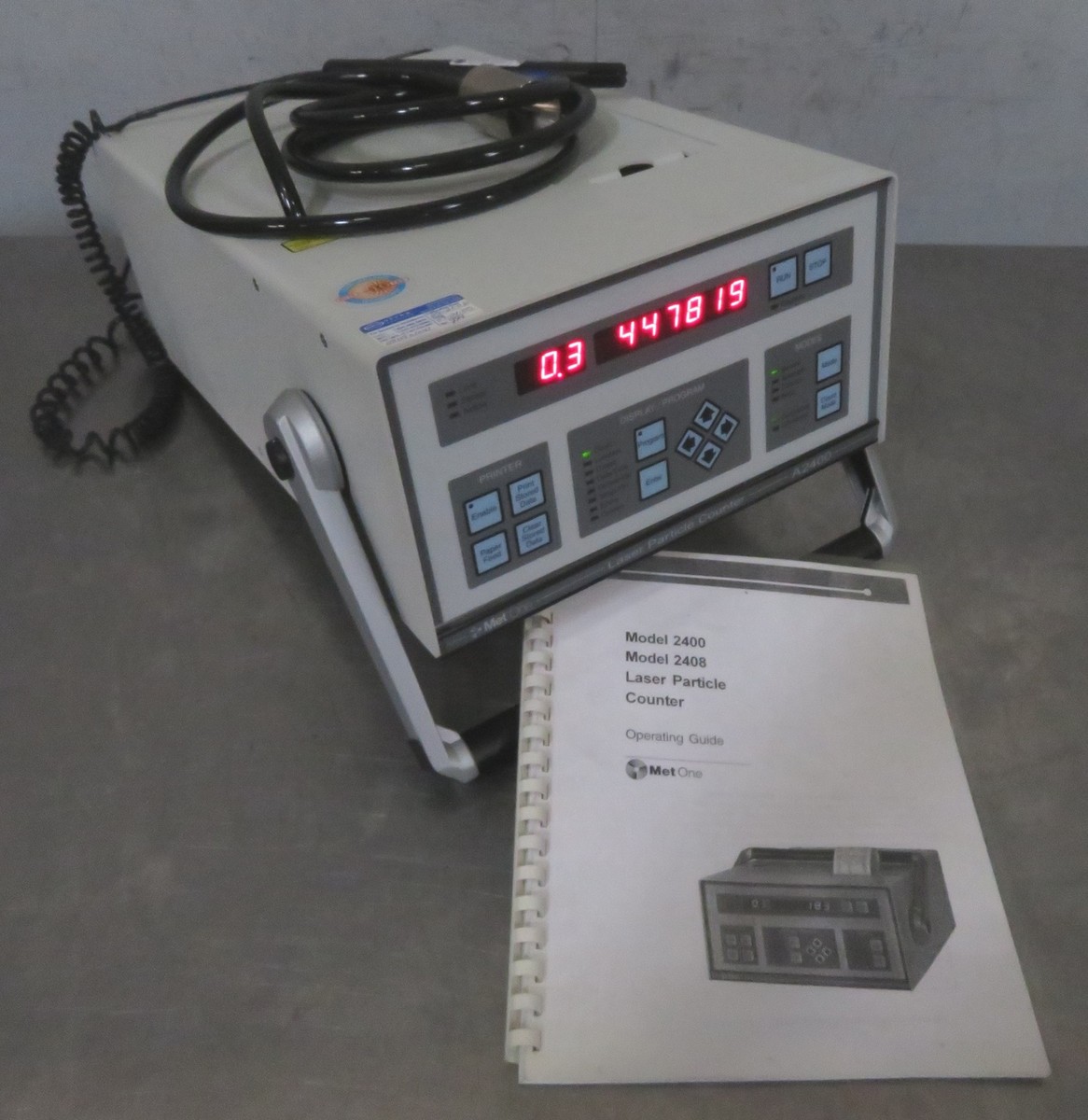 C191358 Hach Met One A2400 LL Laser Particle Counter 0.3/0.5 C191358 Hach Met One A2400 LL Laser Particle Counter 0.3/0.5