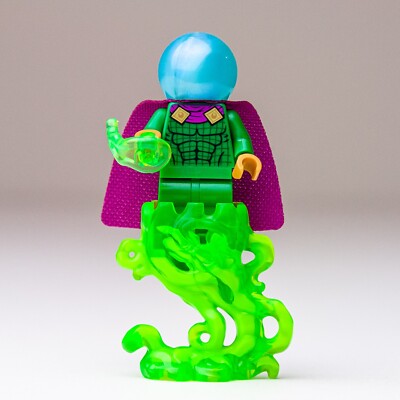 New LEGO Minifigure - Mysterio Light Gray Head - Marvel Spider Man