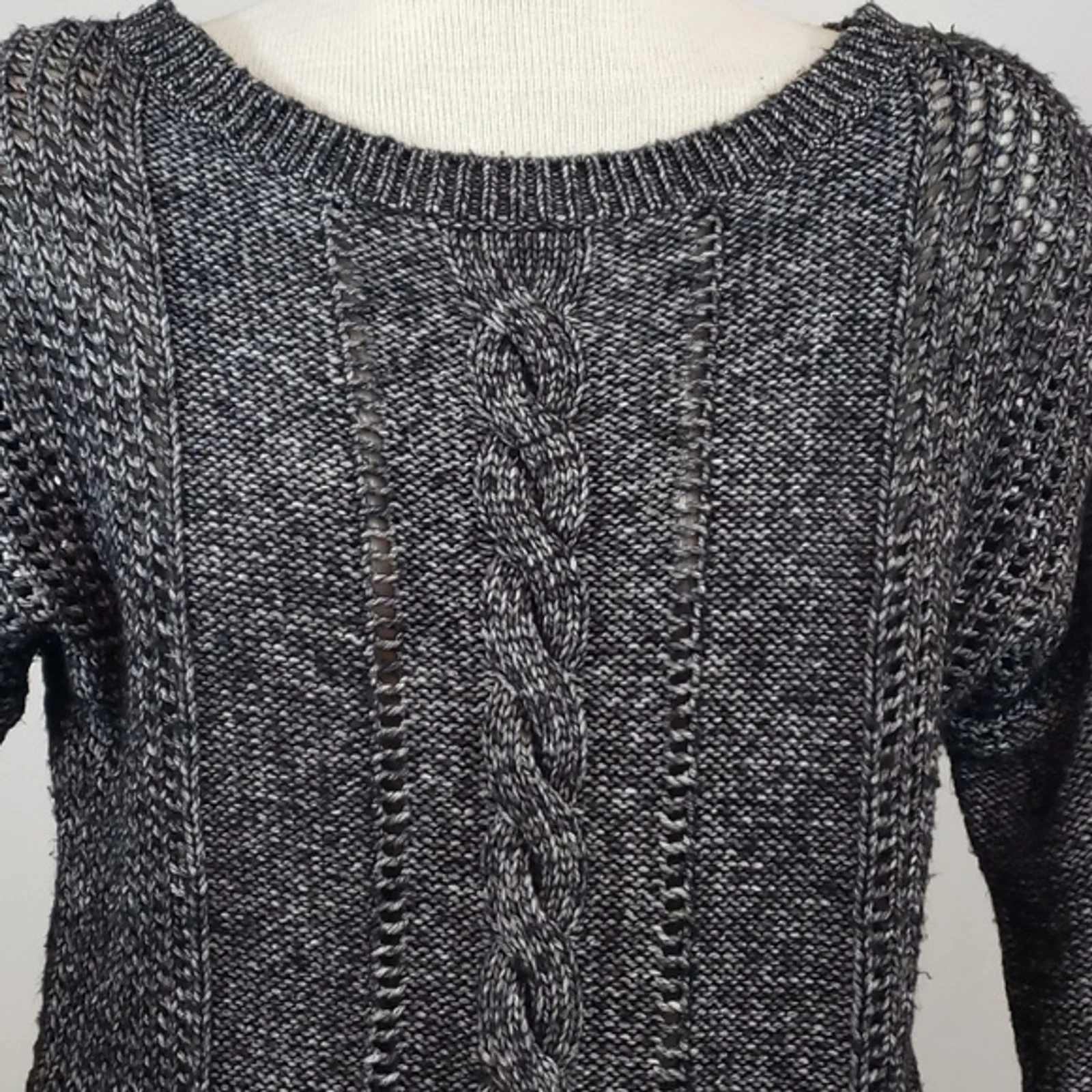 lole taraji cableknit marled sweater