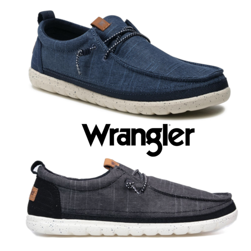 WRANGLER Calzature Uomo Mocassini Daytona in Camoscio Blu con Laccetti in  Pelle e Suola in Gomma con Tacchetti - Wrangler - Spatarella.eu