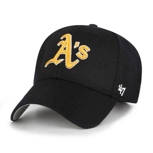 Mlb Oakland Athletics A's Cap Basecap Baseballcap Mvp Schwarz 196505325455 Kappe-image