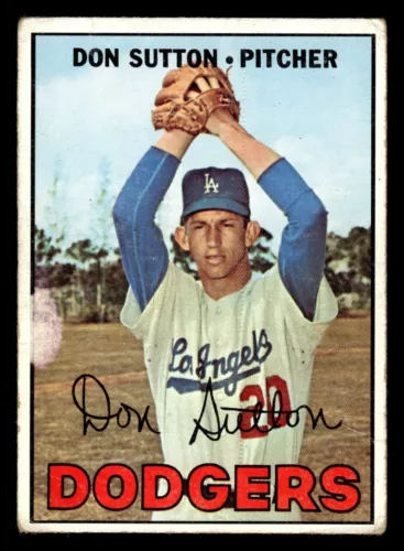 1967 Topps #445 Don Sutton