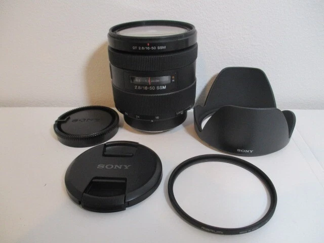 SONY DT16-50mm F2.8 SSM SAL1650 フィルター付 | schatze.mk