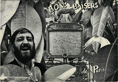 CPM ZAZA LACK, BONS BAISERS DE PARIS (d1842)