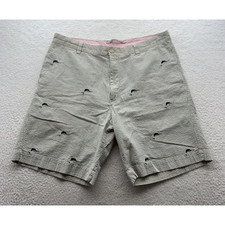 VTG Berle Seersucker Shorts Mens 38x9 Stone Wash M Dumas Sons Charleston SC