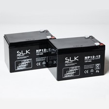 2 PK MOBILITY SCOOTER BATTERIES AGM/GEL 12v 12AH  22 33 36 40 50AH 55 75AH 100AH