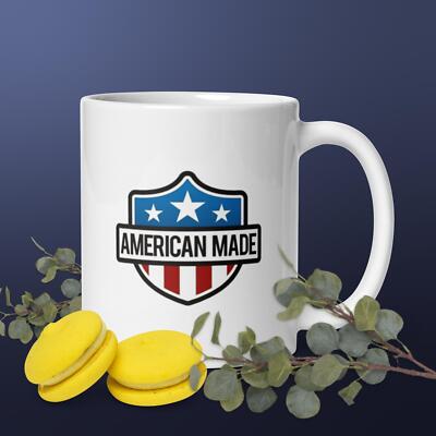 American Made Coffee Mug 11oz. Cup ( Double Sided ) | eBay