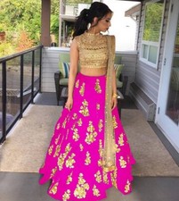 Indian Lehenga Wedding Wear Pakistani Women Heavy Party Designer Lengha Choli