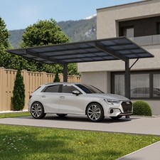 Carport Aluminium Bausatz 531x276cm Anthrazit Auto Überdachung Welldach Auktion