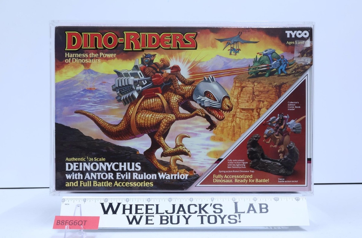 Deinonychus CAS GRADED 80 Dino Riders 1988 Tyco Action Figure NEW