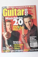 Guitar One Magazine March 2000 Matchbox 20, Korn, Malmsteen, Satriani