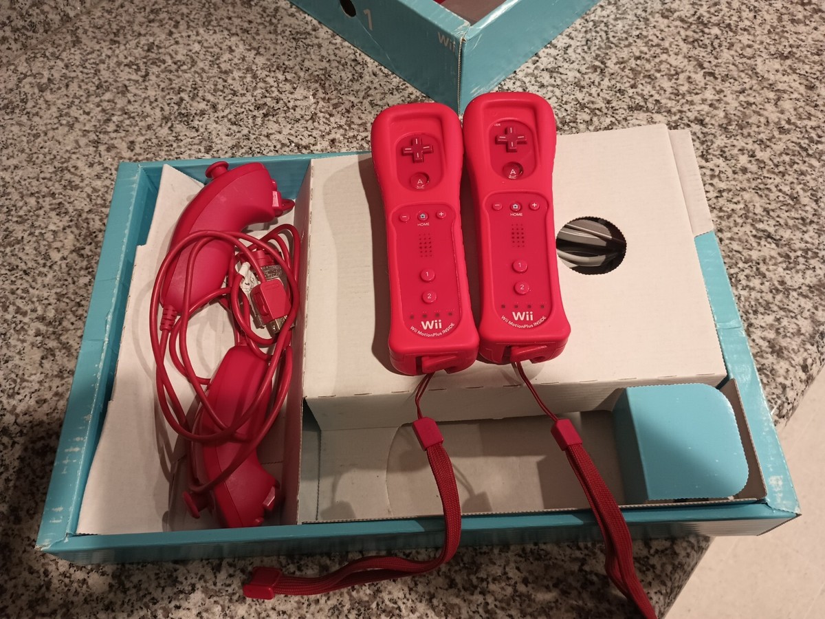 Nintendo Wii New Super Mario Bros Pack Red Console 25th Nintendo Wii New Super Mario Bros Pack Red Console 25th