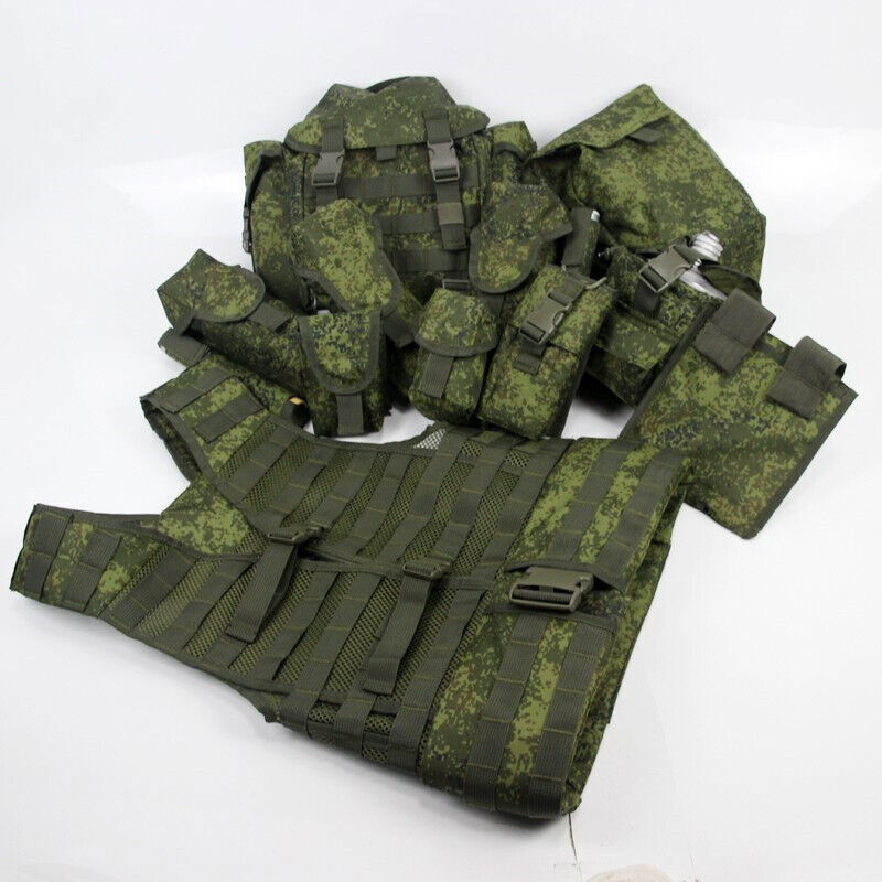 Russian AK 6sh117 Vest EMR Molle Pouches Set Tactical Combat