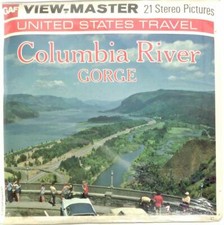 COLUMBIA RIVER GORGE OREGON WASHINGTON 3d View-Master 3 Reel Packet NEW SEALED