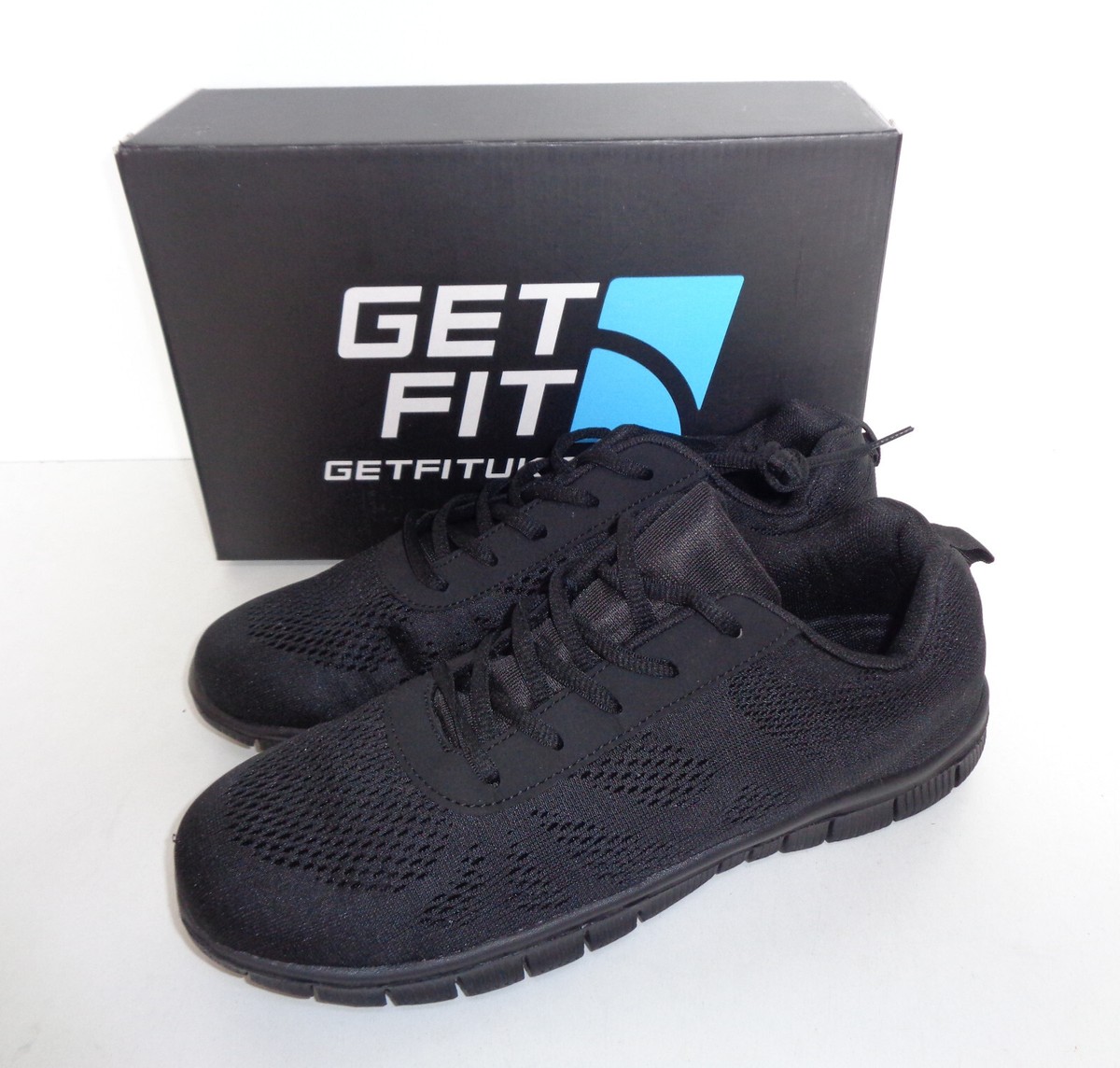 Nike Mens Trainers Black Trainers Size New Mens Get Fit Comfort